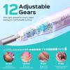 imageCOSLUS C50 Cordless Electric Nail Drill  12Speed Professional Nail File with LED Display for All Manicure Shaping amp Gel Removal Nail Art Practice Essentials Home DIY amp Portable Travel Use PurplePurple