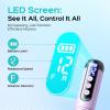 imageCOSLUS C50 Cordless Electric Nail Drill  12Speed Professional Nail File with LED Display for All Manicure Shaping amp Gel Removal Nail Art Practice Essentials Home DIY amp Portable Travel Use PurplePurple