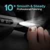 image:imageCOSLUS C60 Professional Pedicure Manicure Kit Cordless Electric Nail File with 10 Speed amp LCD Display Thick Toe Nail Grinder for Hand Feet Remove Cuticles Callus for Men Women Seniors Home SalonSilver