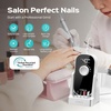 image:imageCOSLUS E51 Electric Nail Drill Professional Rechargeable Nail File with Stand for All Manicure Shaping amp Gel Removal EntryLevel Easy 40000RPM EFile for Nail Art Practice Home DIY and Salon PinkWhite