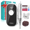 image:imageCOSLUS E51 Electric Nail Drill Professional Rechargeable Nail File with Stand for All Manicure Shaping amp Gel Removal EntryLevel Easy 40000RPM EFile for Nail Art Practice Home DIY and Salon PinkWhite